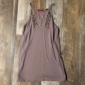 Plum color tank